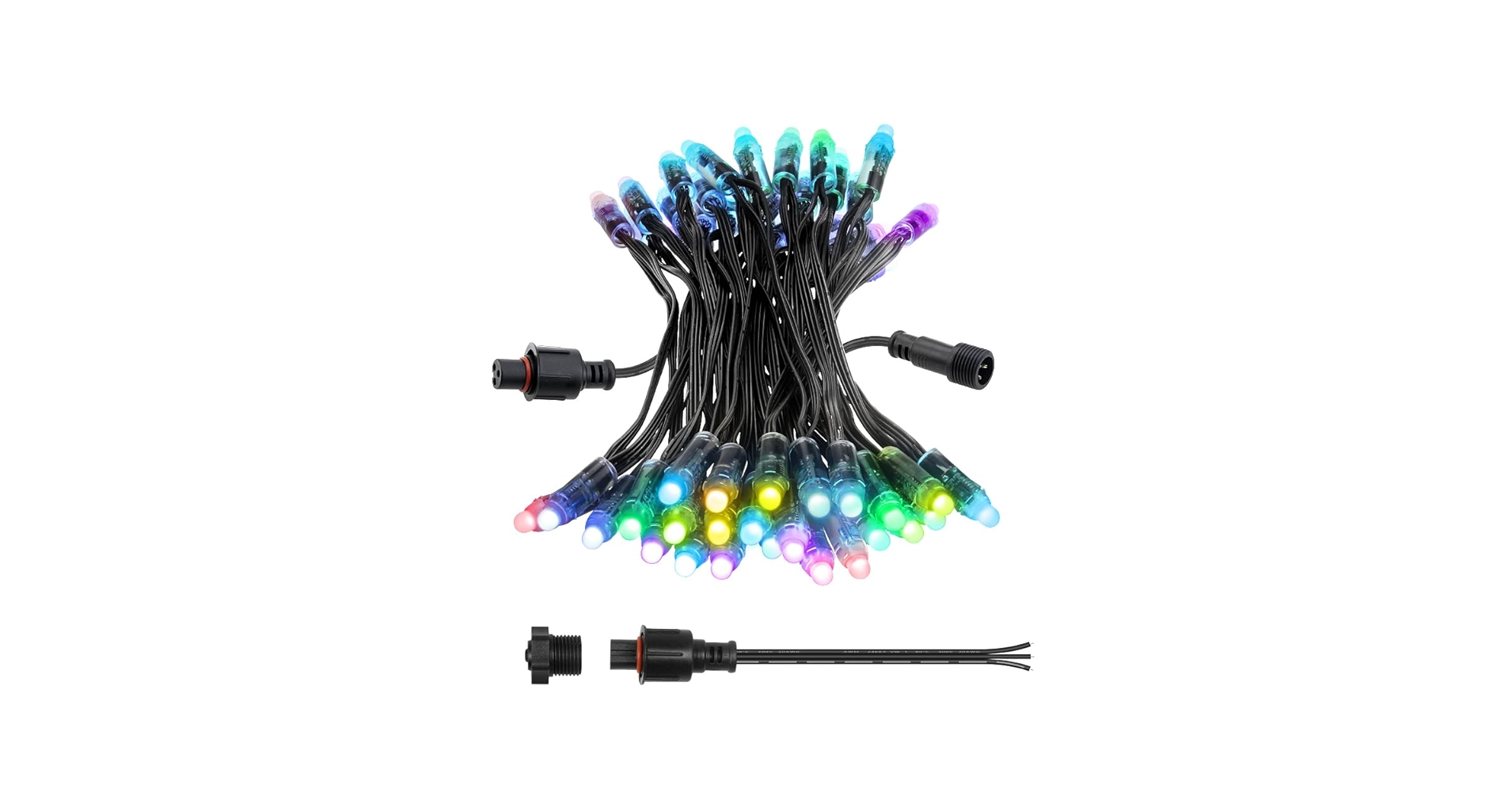 ◆大感謝祭!! WestingHouse Amplifire m0o2978 ALITOVE WS2811 12V RGB Pixel String Lights 8 inch 50pcs